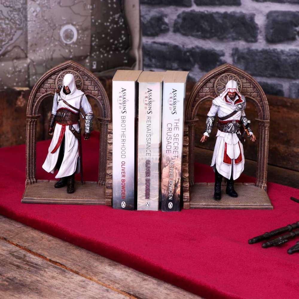 Nemesis Now Assassin's Creed - Alta?r and Ezio Bookend - Multicolours